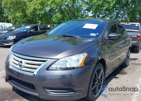 2013 Nissan Sentra Sv из США, поврежденный, VIN 3N1AB7APXDL729086